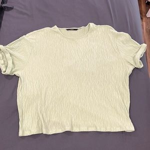 VERO MODA 2X Mint Green Gauze Top Stretch